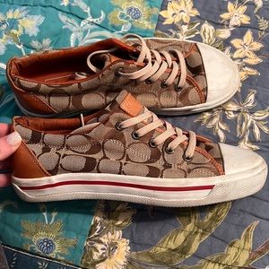 Coach canvas sneakers